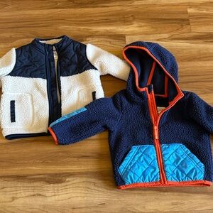 Toddler Navy and White Jacket Set 12-18month